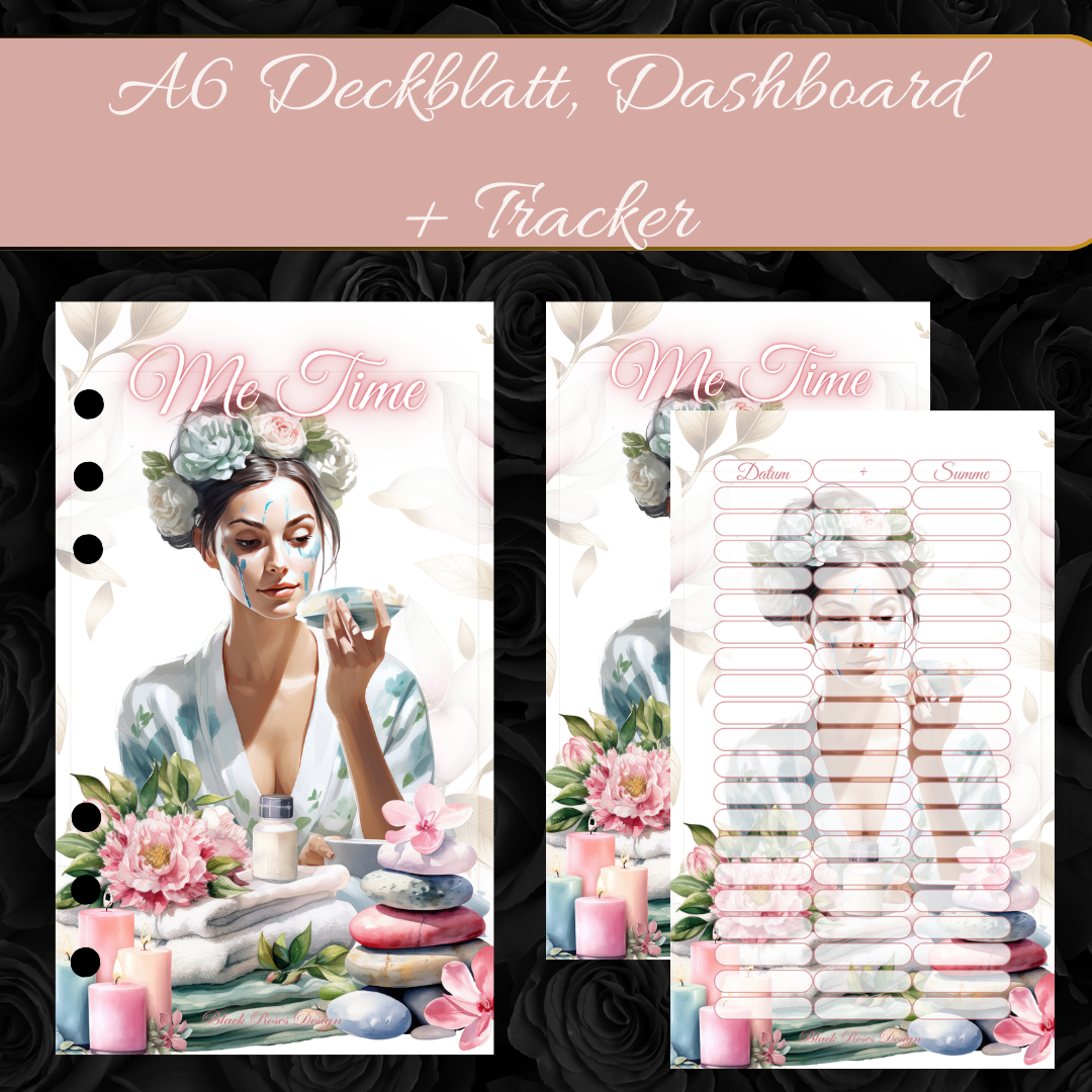 Set Me Time - Deckblatt, Dashboard + Tracker