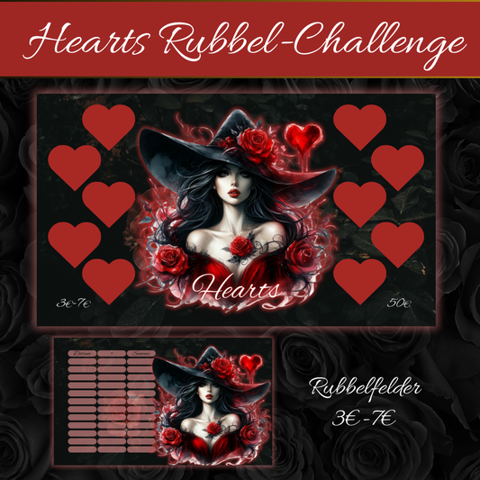Hearts Rubbel-Challenge