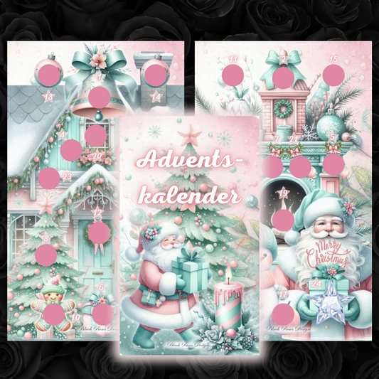 24 Tage Adventskalender zum rubbeln