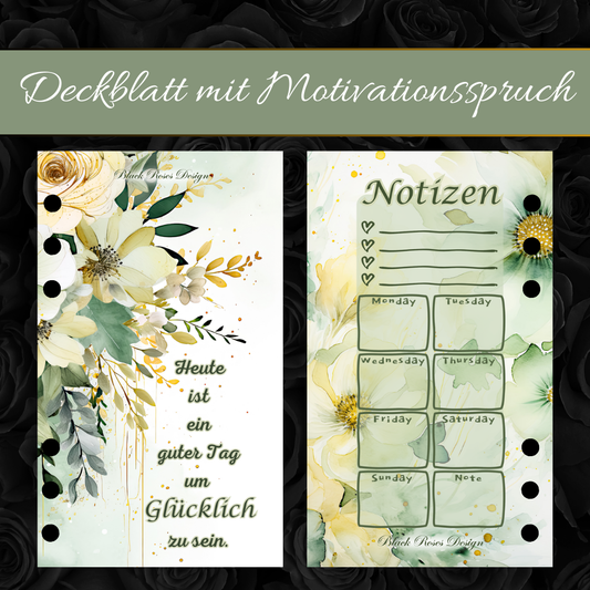 Deckblatt mit Motivationsspruch
