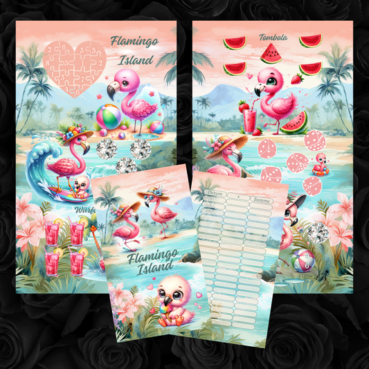 Flamingo Island - folierte Challenge inkl. Lose