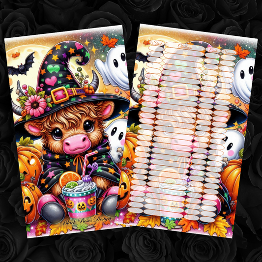 Deckblätter in verschiedenen Halloween Designs