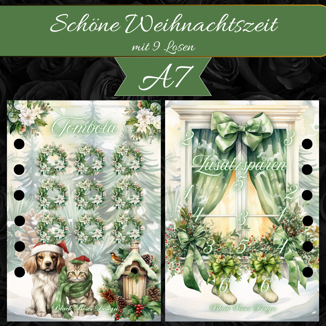 Schöne Weihnachtszeit - foliertes Challenge-Set inkl. Lose A7