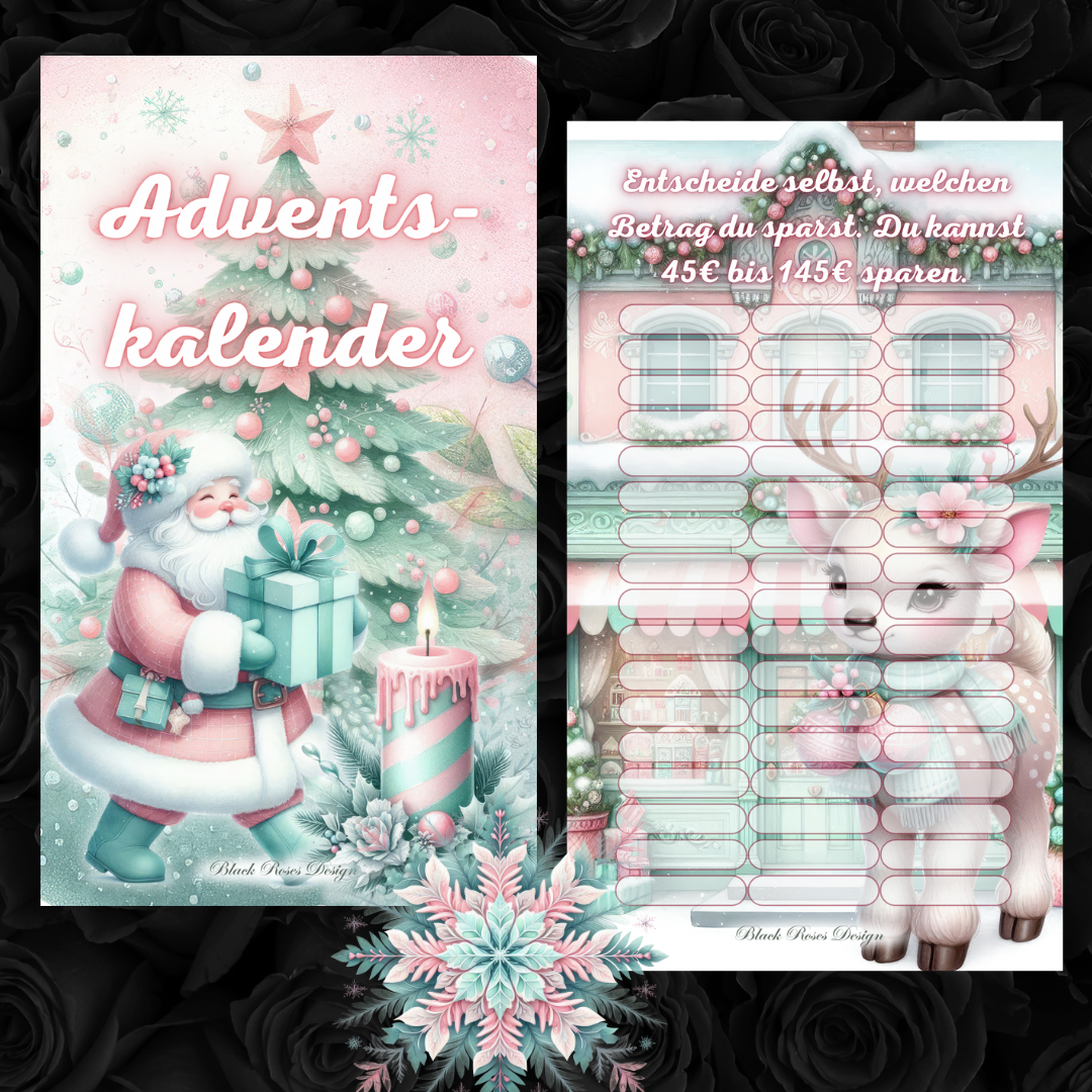 24 Tage Adventskalender zum rubbeln