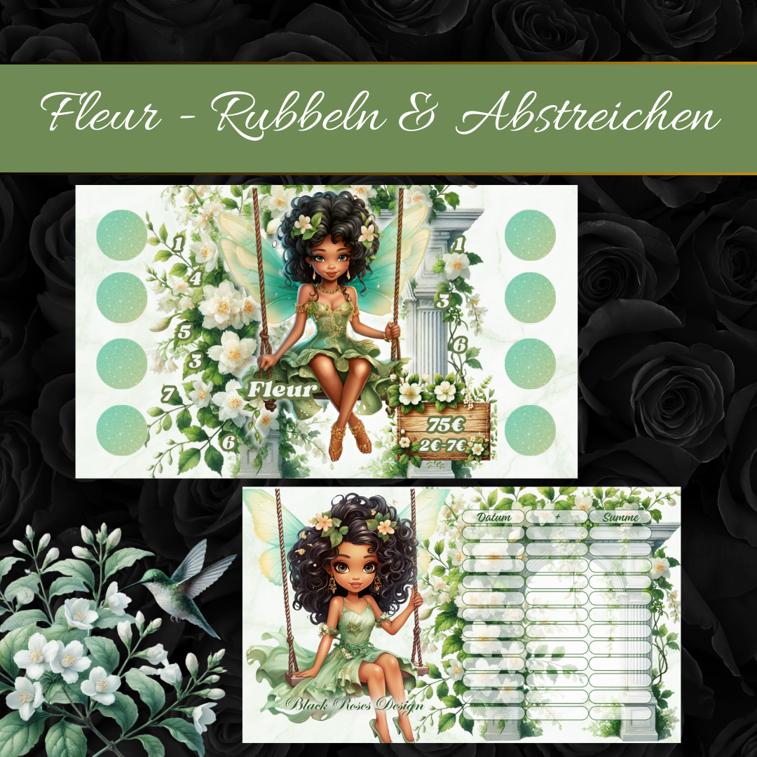 Fleur Rubbel & Abstreich Challenge