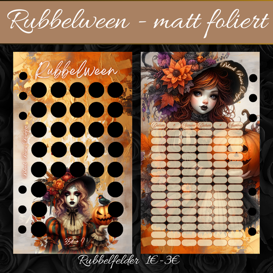 Rubbelween - matt foliert