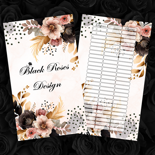 Deckblatt im Black Roses Shop Design