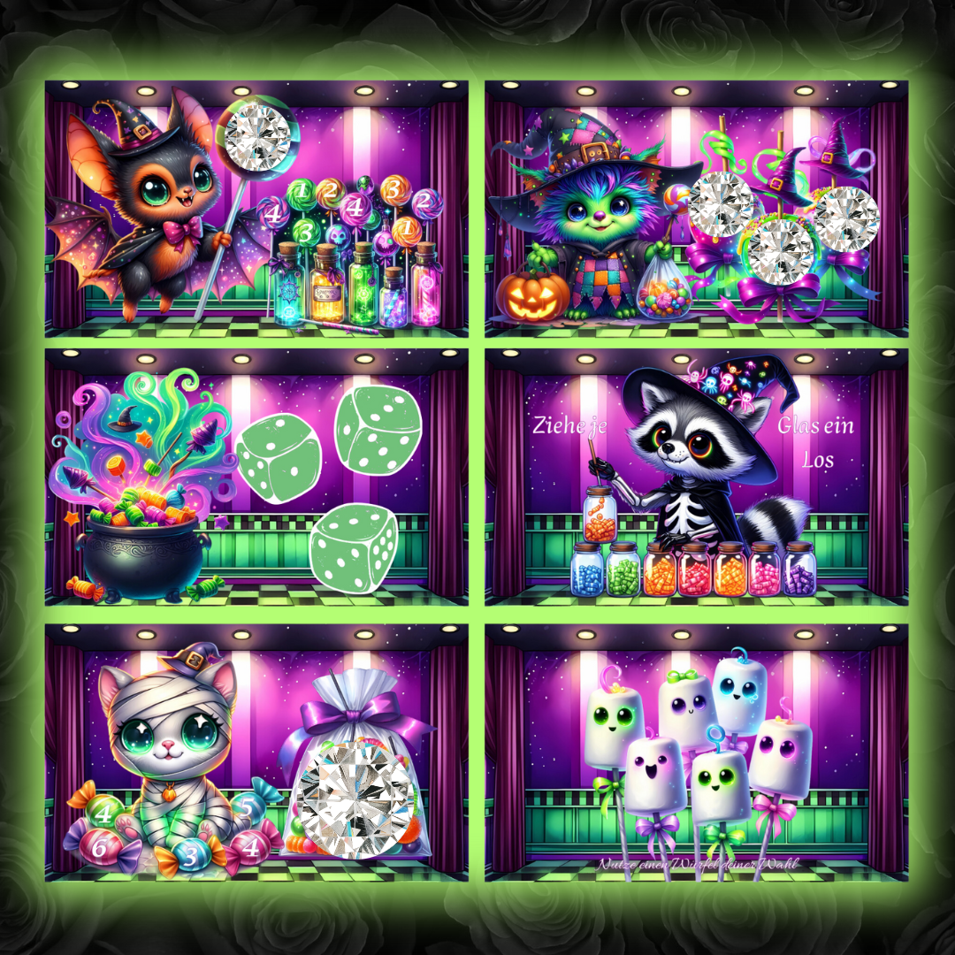 Neon Nightmare Candy Shop - Mini Challenges