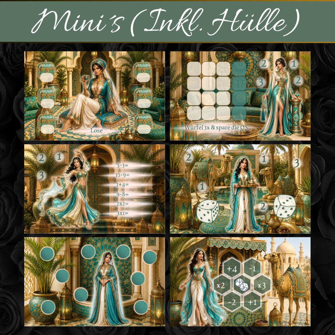 Oriental Princess‑Minis – Spar‑Challenges im Mini‑Format | Inkl. Hülle & Lose