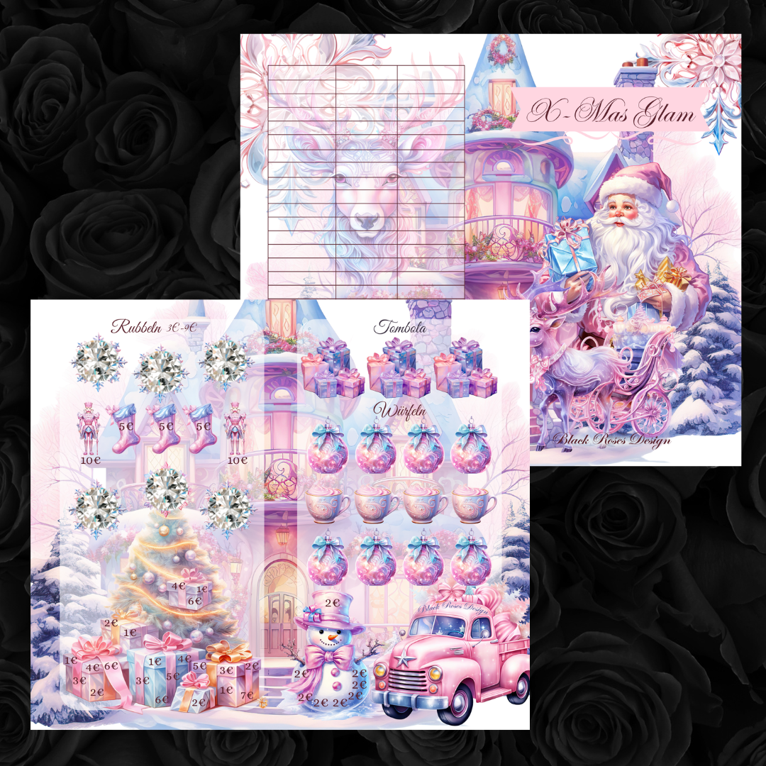 X-Mas Glam 2er Klappkarte