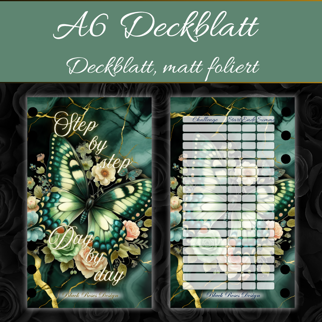 A6 Tages Register Step by step, Day by day