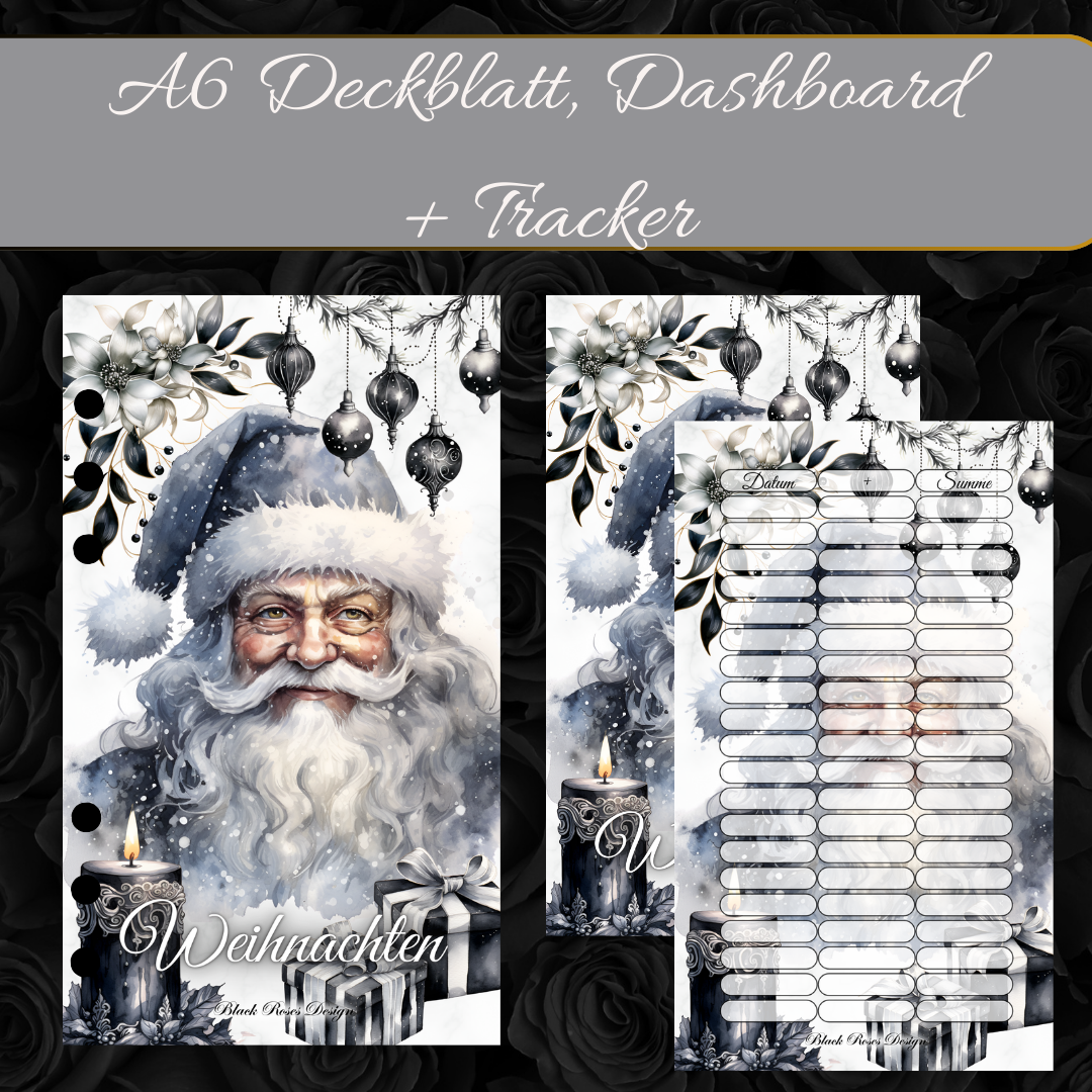 Set Weihnachten - Deckblatt, Dashboard + Tracker