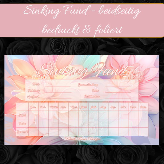 Sinking Fund 3er Set beidseitig foliert