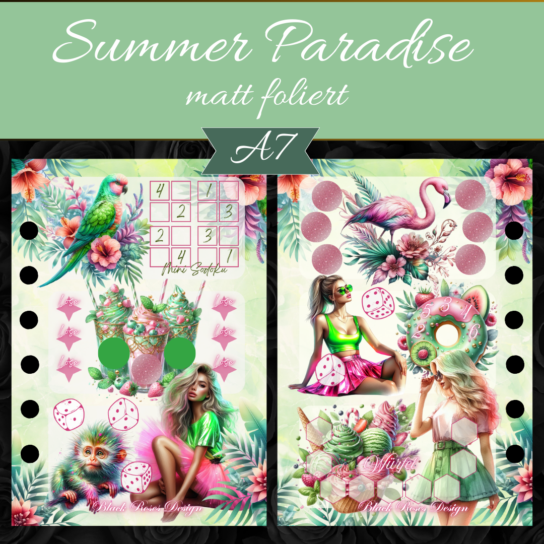 Summer Paradise - folierte Challenge A7