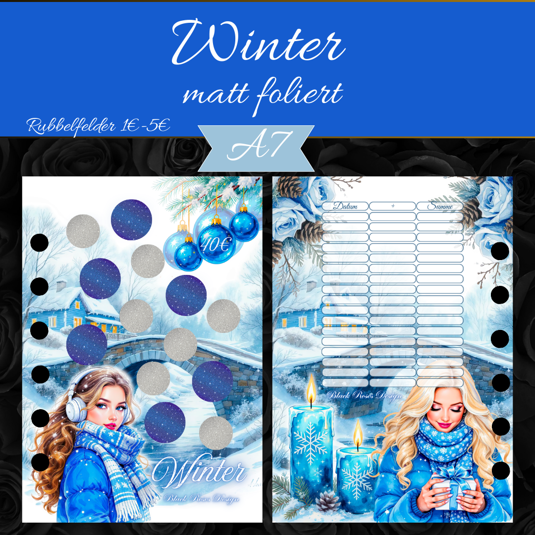Jahreszeiten Set - folierte Challenge A7