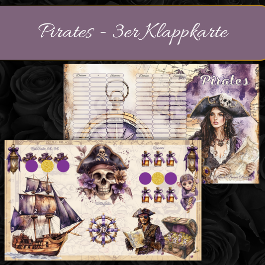 Pirates 3er Klappkarte