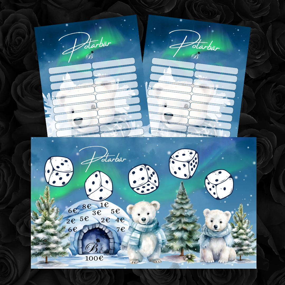 Polarbär - Winterliche Würfelsparchallenge