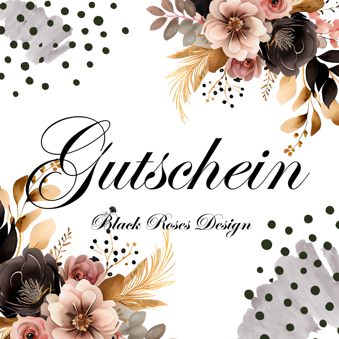 Black Roses Design-Geschenkgutschein