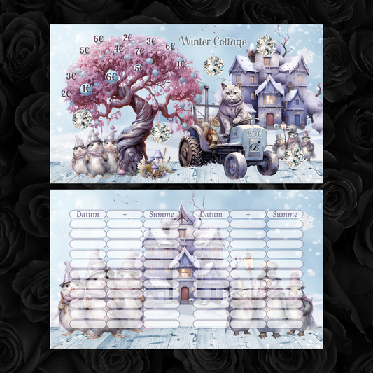 Winter Cottage Rubbel-Mix Sparchallenge