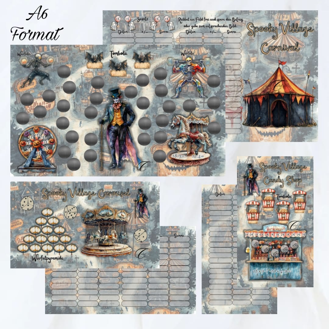 Spooky Village Set