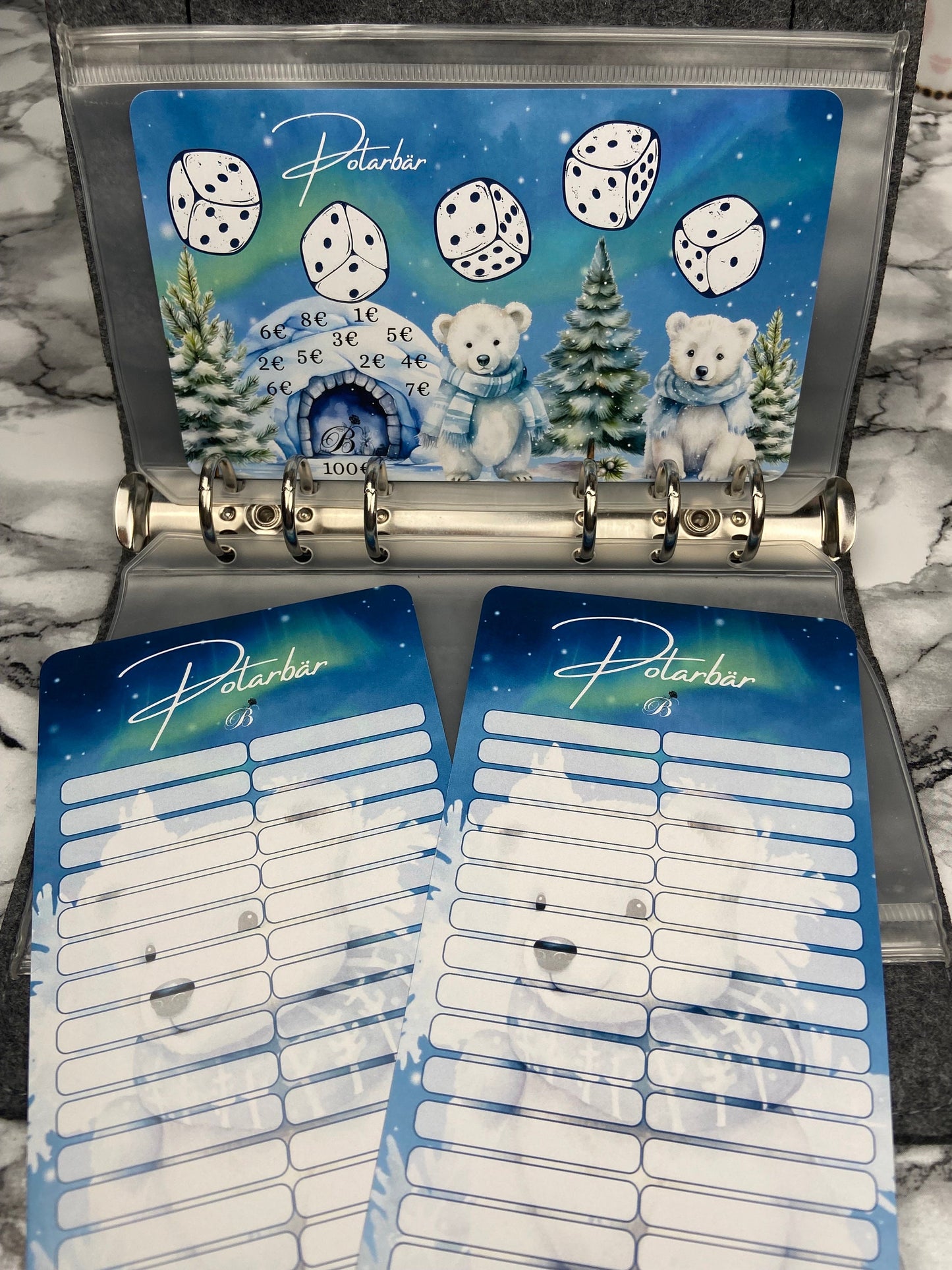 Polarbär - Winterliche Würfelsparchallenge