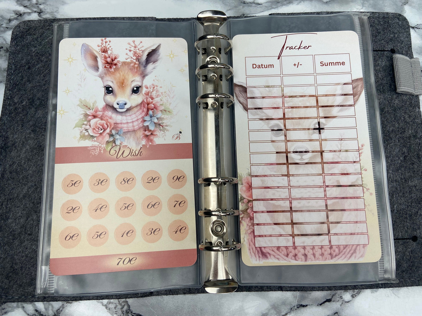 Wish Sparchallenge inkl. Tracker auf der Rückseite
