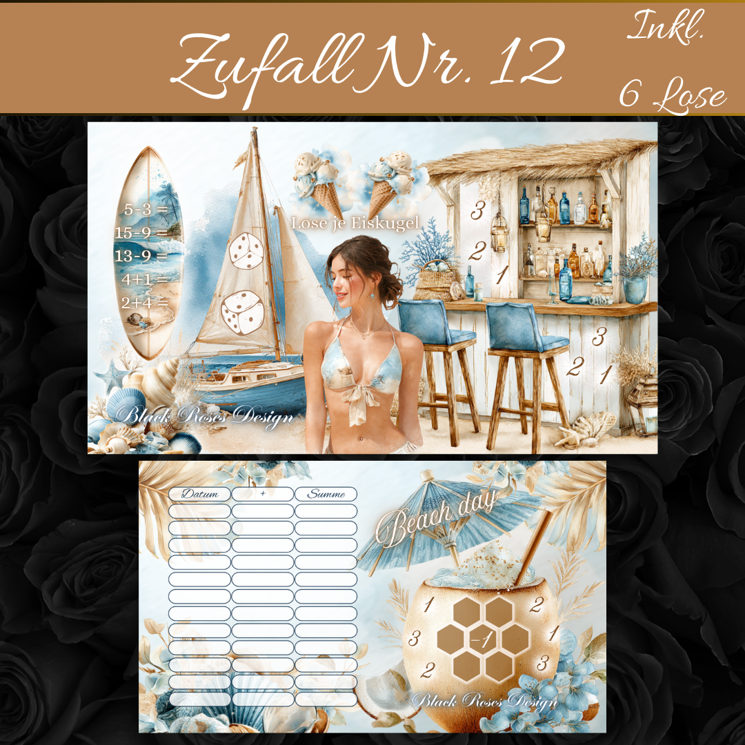 ✨ A6 Zufalls‑Challenges – 12 Stück + 1 Extra Challenge ✨(Thema Frühling/Sommer/bunt) Live Ziehung am 05.04.26 ab 12Uhr