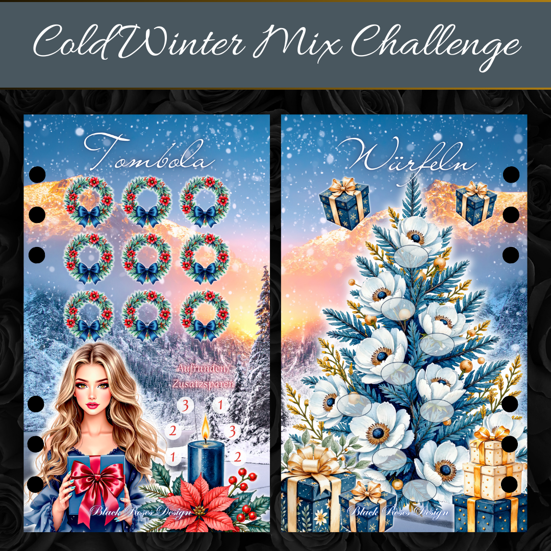 Blue Christmas Sparspiel - matt foliert