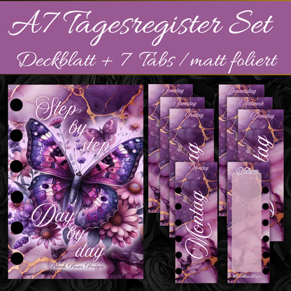 A7 Tages Register Step by step, Day by day