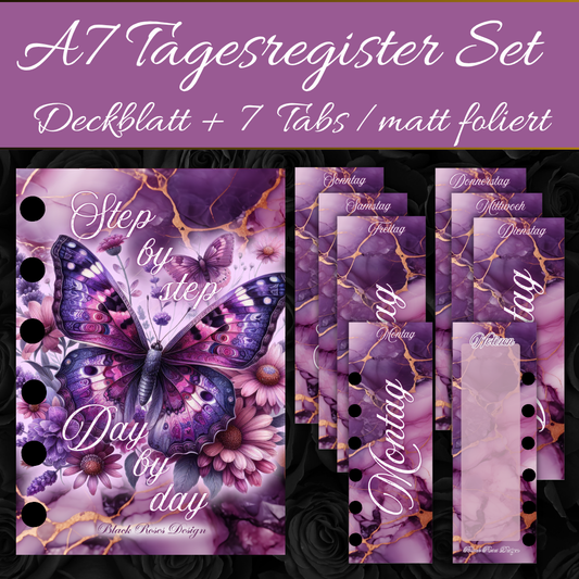 A7 Tages Register Step by step, Day by day