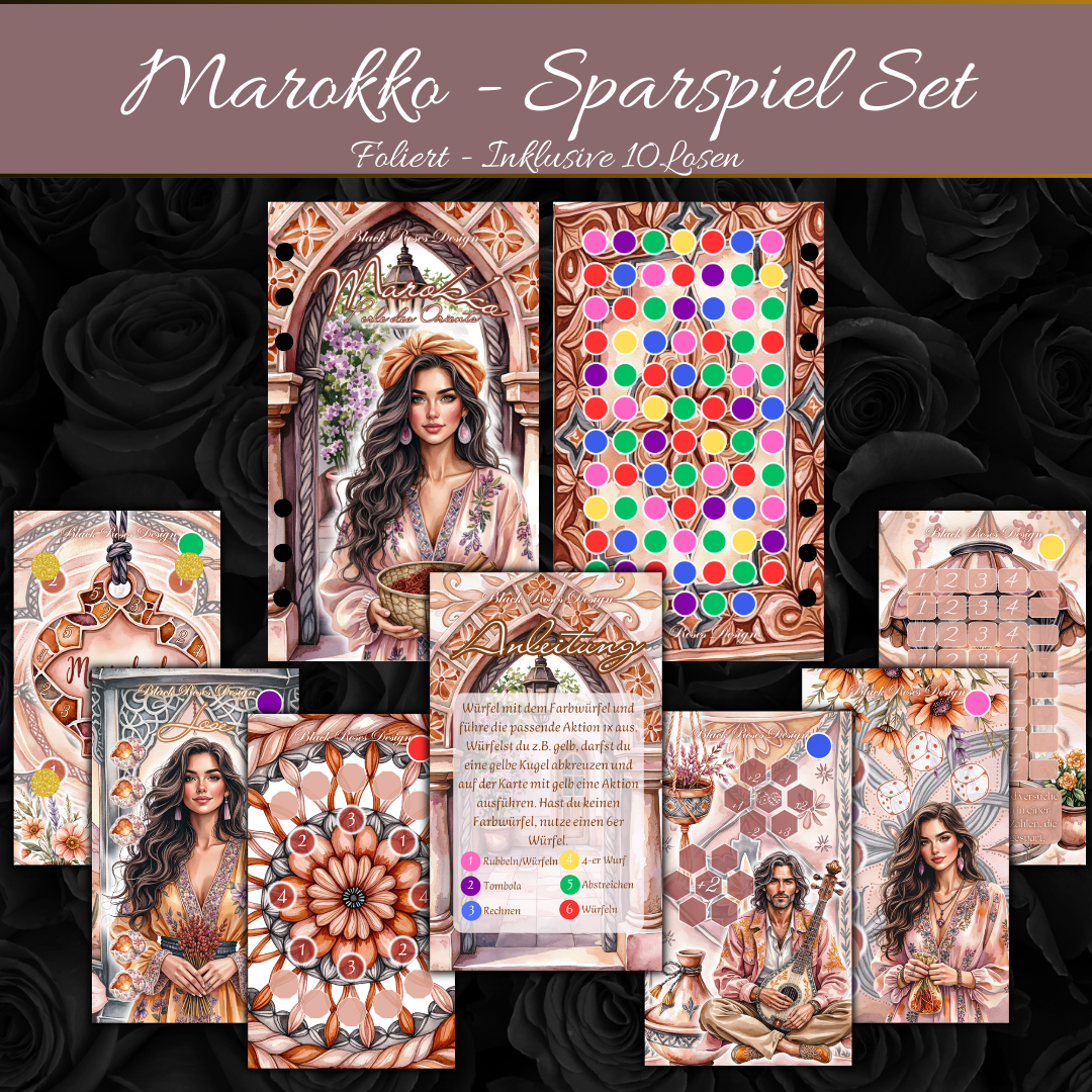 Marokko - Sparspiel-Set komplett matt foliert