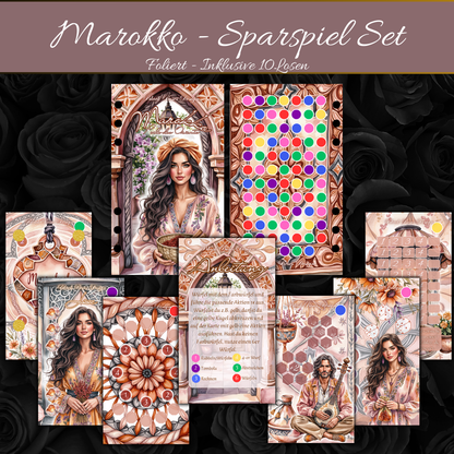 Marokko - Sparspiel-Set komplett matt foliert