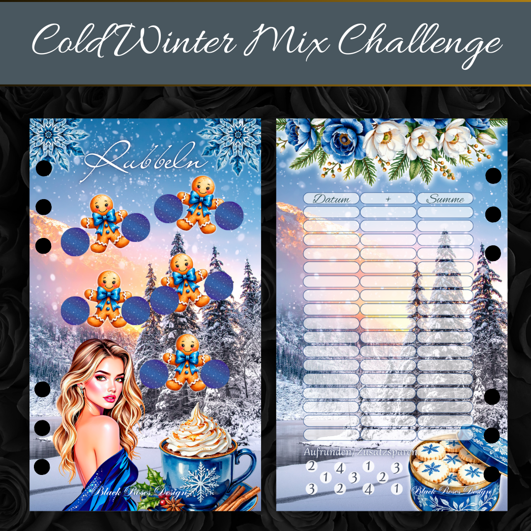 Blue Christmas Sparspiel - matt foliert