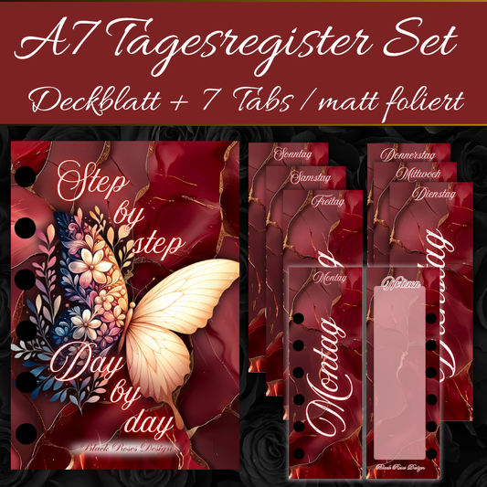 A7 Tages Register Step by step, Day by day