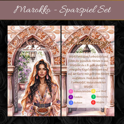 Marokko - Sparspiel-Set komplett matt foliert