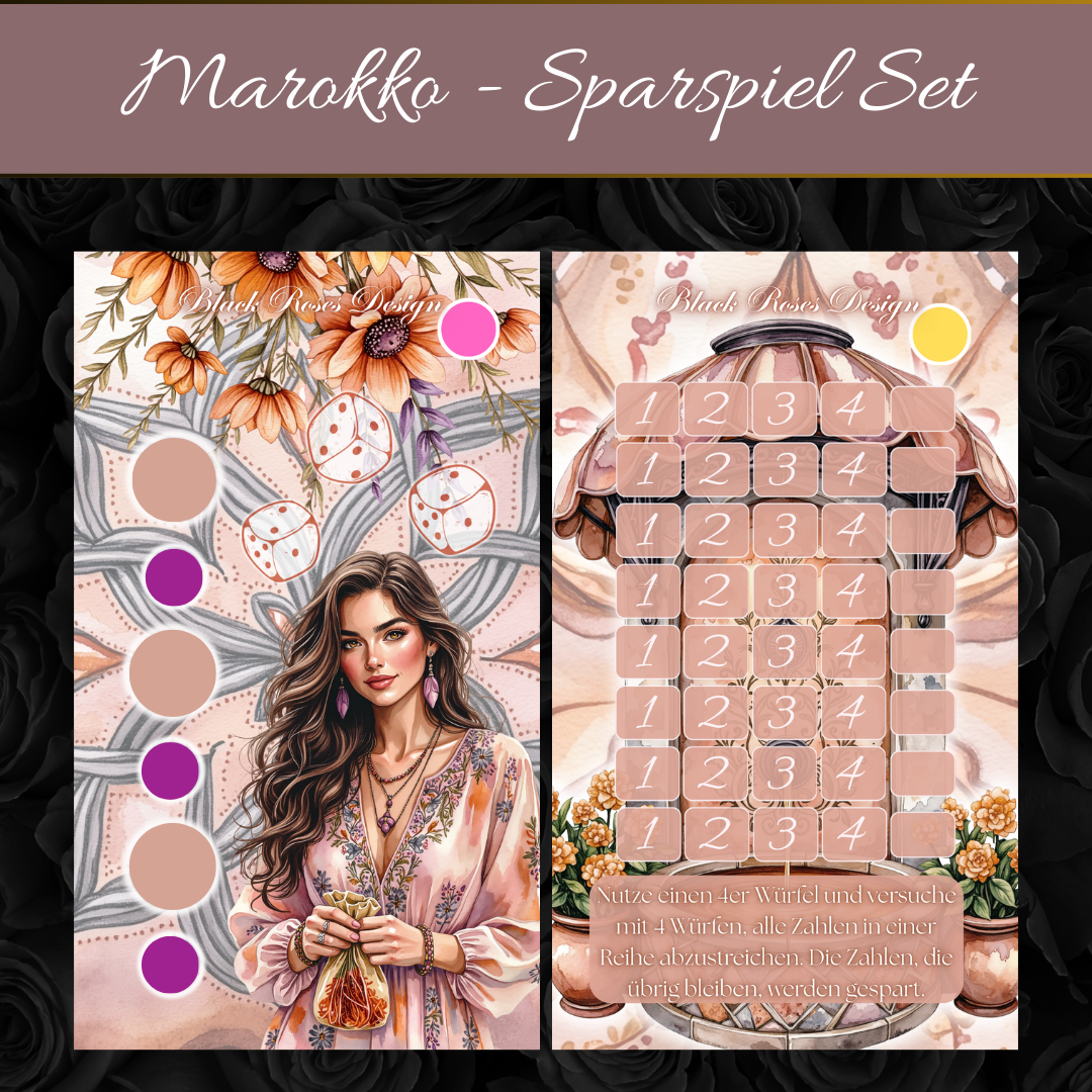 Marokko - Sparspiel-Set komplett matt foliert