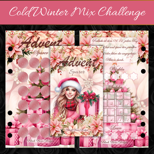 Advent Sparer - matt foliert zum einheften