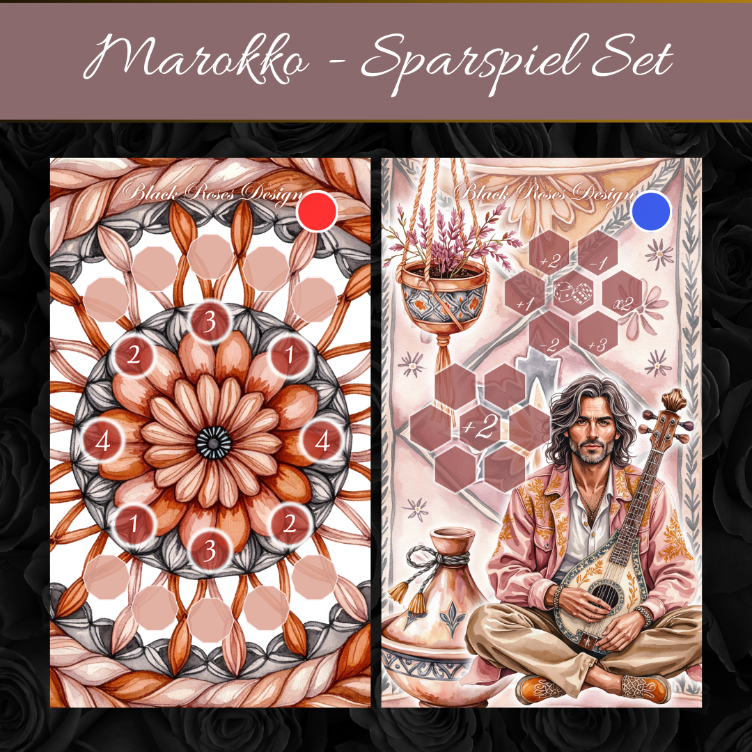 Marokko - Sparspiel-Set komplett matt foliert