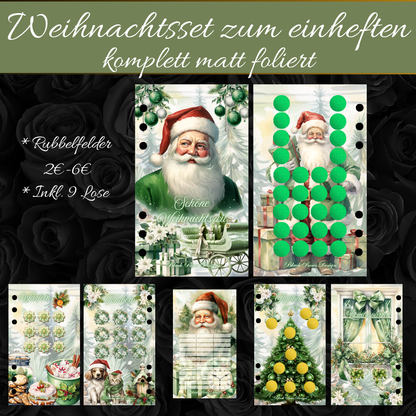 Schöne Weihnachtszeit - foliertes Challenge-Set inkl. Lose in A6