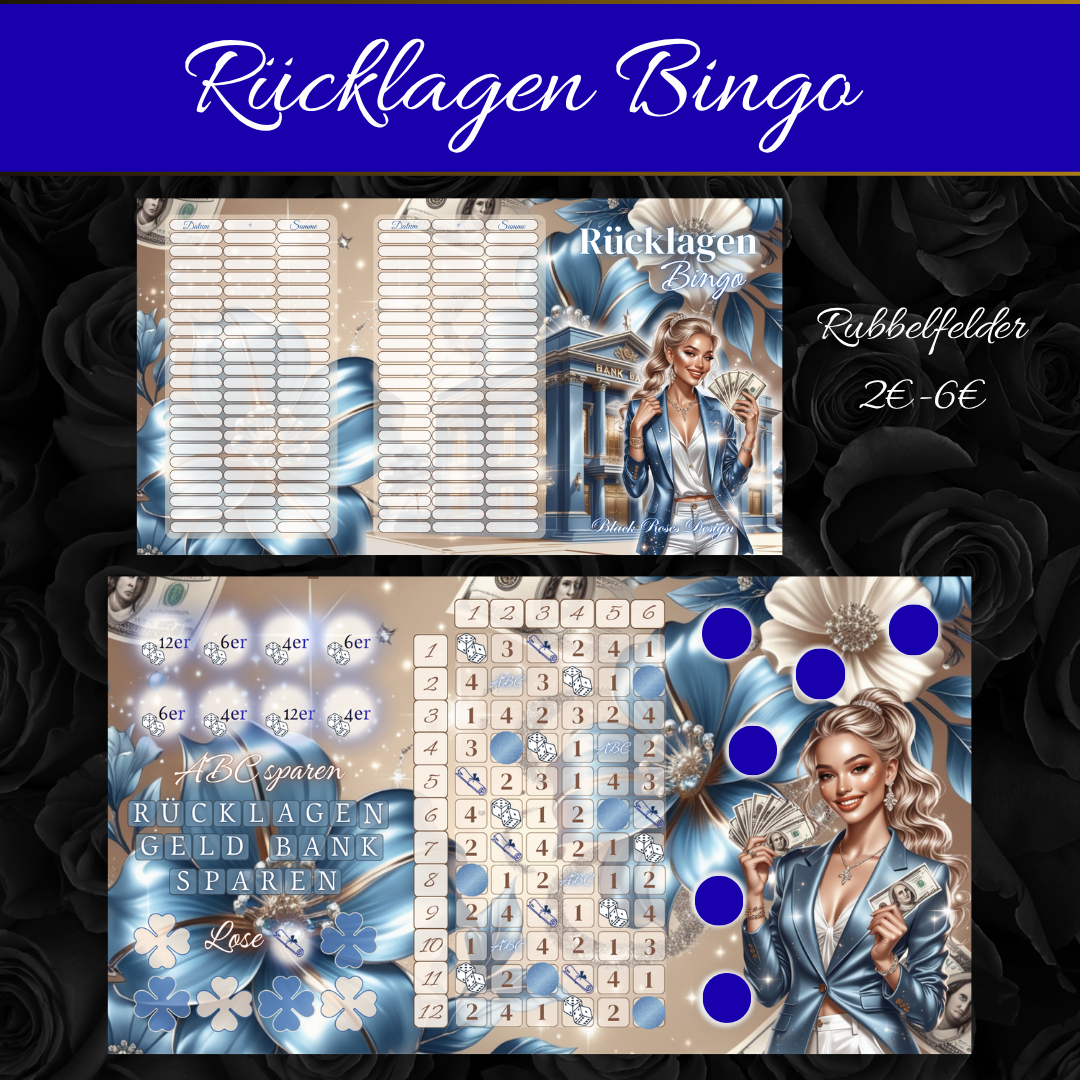 A6 Rücklagen Bingo  – 3er Klappkarte