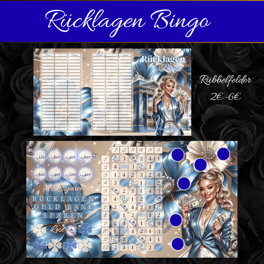 A6 Rücklagen Bingo  – 3er Klappkarte