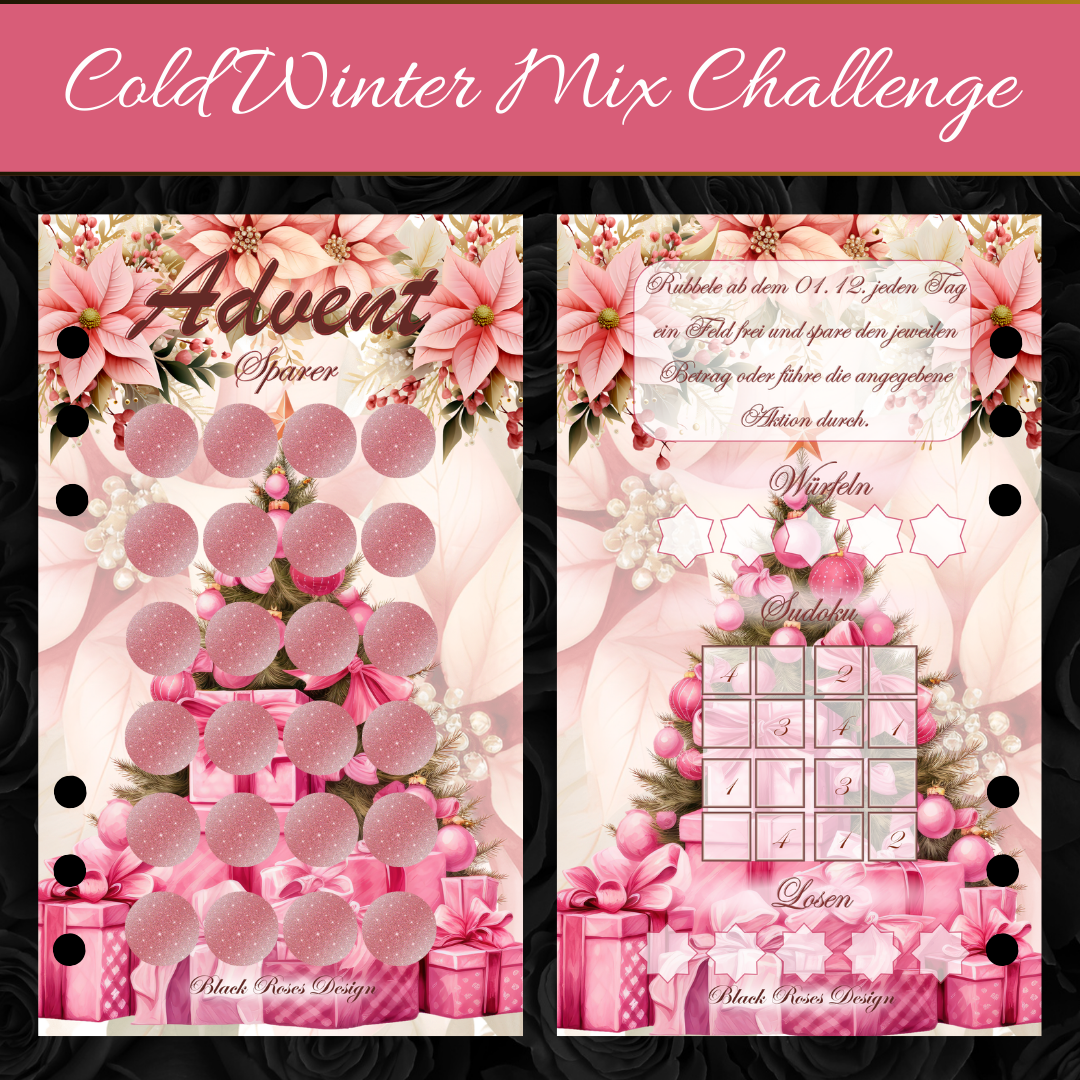 Advent Sparer - matt foliert zum einheften