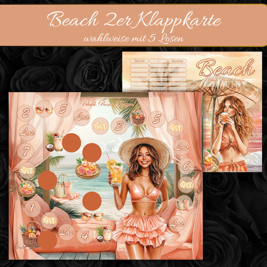 Beach - 2er Klappkarte