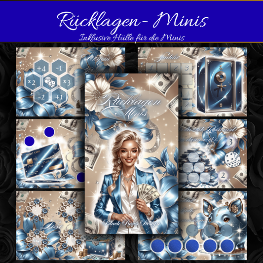 Rücklagen‑Minis – Spar‑Challenges im Mini‑Format | Inkl. schützender Hülle
