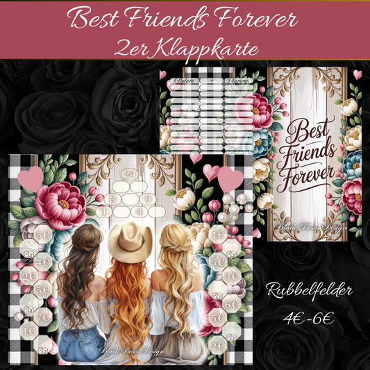 Best Friends 2er Klappkarte