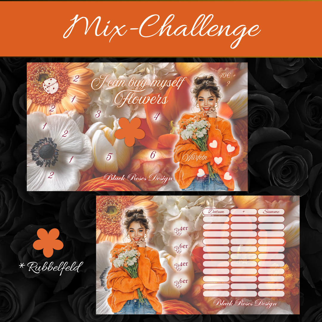I can by myself Flowers Mix-Challenge
