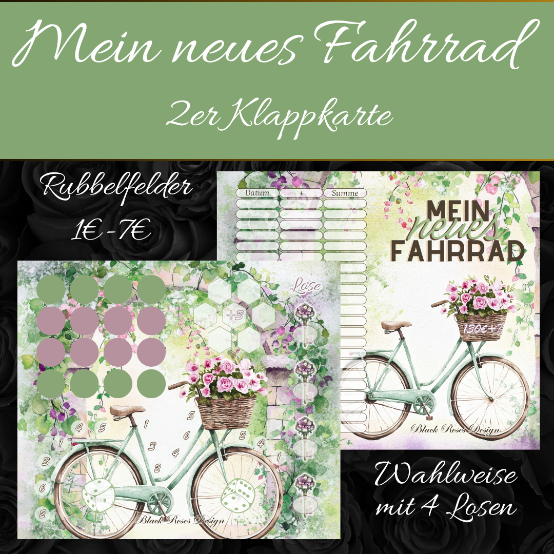 Mein neues Fahrrad - 2er Klappkarte
