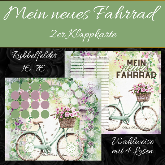Mein neues Fahrrad - 2er Klappkarte