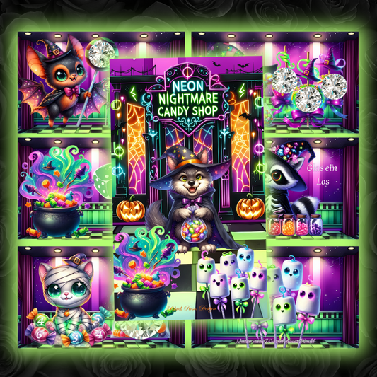 Neon Nightmare Candy Shop - Mini Challenges