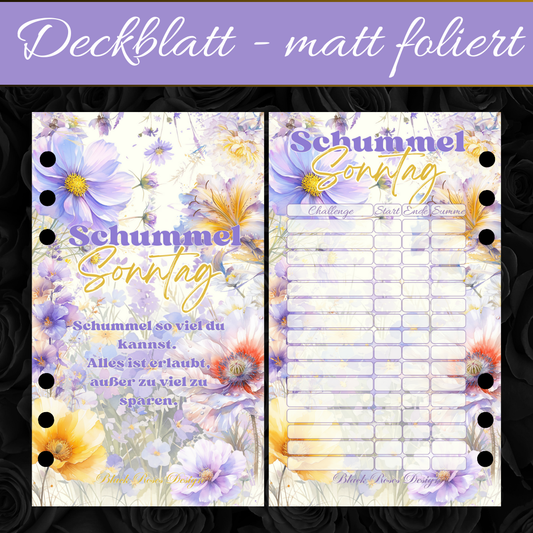 Deckblatt Schummel Sonntag Flowers A6
